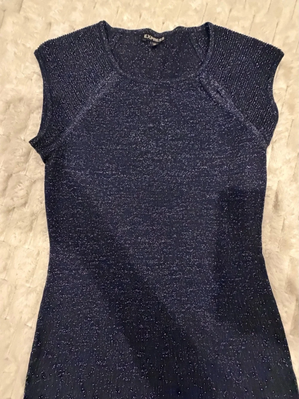GAP Sparkle Navy Knit Dress